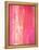 Pink and White Abstract Art Painting-T30Gallery-Framed Stretched Canvas