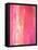 Pink and White Abstract Art Painting-T30Gallery-Framed Stretched Canvas