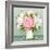 Pink and White Peony Bouquet-LisaShu-Framed Art Print