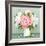 Pink and White Peony Bouquet-LisaShu-Framed Art Print