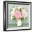 Pink and White Peony Bouquet-LisaShu-Framed Art Print