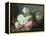 Pink and White Roses-Andre Perrachon-Framed Premier Image Canvas