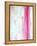 Pink and Yellow Abstract Art Painting-T30Gallery-Framed Stretched Canvas