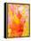 Pink and Yellow Abstract Art Painting-T30Gallery-Framed Stretched Canvas