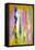 Pink and Yellow Abstract Art Painting-T30Gallery-Framed Stretched Canvas