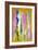 Pink and Yellow Abstract Art Painting-T30Gallery-Framed Art Print