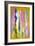 Pink and Yellow Abstract Art Painting-T30Gallery-Framed Art Print