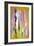 Pink and Yellow Abstract Art Painting-T30Gallery-Framed Art Print