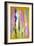 Pink and Yellow Abstract Art Painting-T30Gallery-Framed Art Print