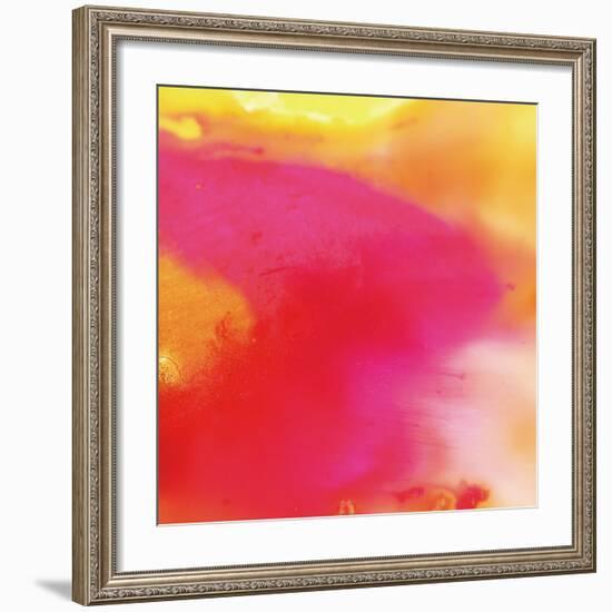 Pink and Yellow Soft Abstract, c. 2008-Pier Mahieu-Framed Premium Giclee Print