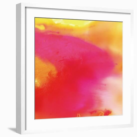 Pink and Yellow Soft Abstract, c. 2008-Pier Mahieu-Framed Premium Giclee Print