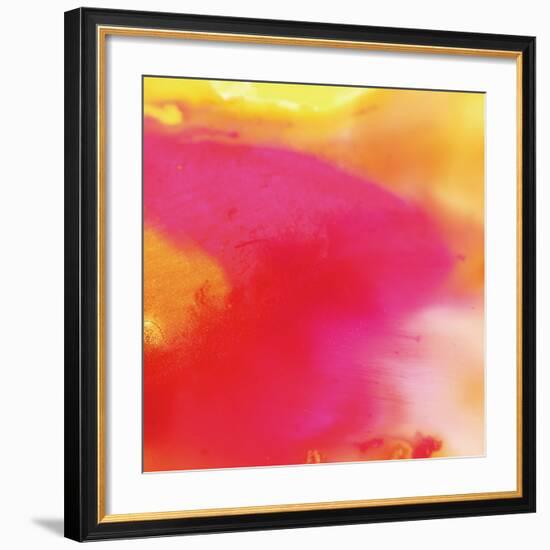 Pink and Yellow Soft Abstract, c. 2008-Pier Mahieu-Framed Premium Giclee Print