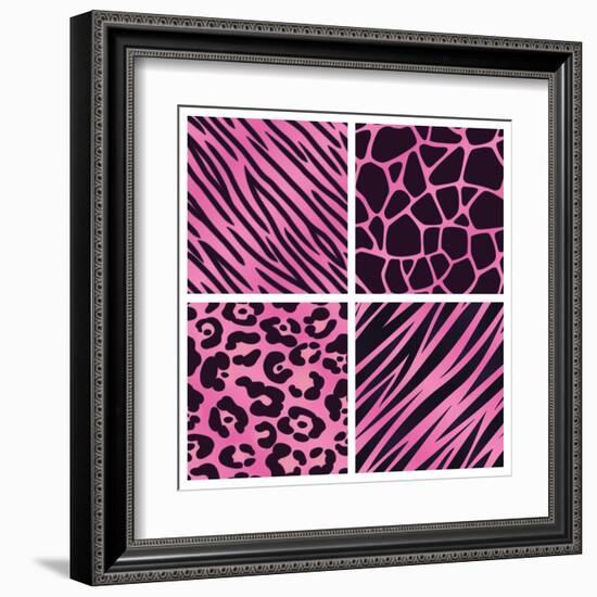 Pink Animal Print Collection-Avel Krieg-Framed Art Print