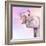 Pink Animals 3-Kimberly Allen-Framed Art Print