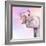 Pink Animals 3-Kimberly Allen-Framed Art Print