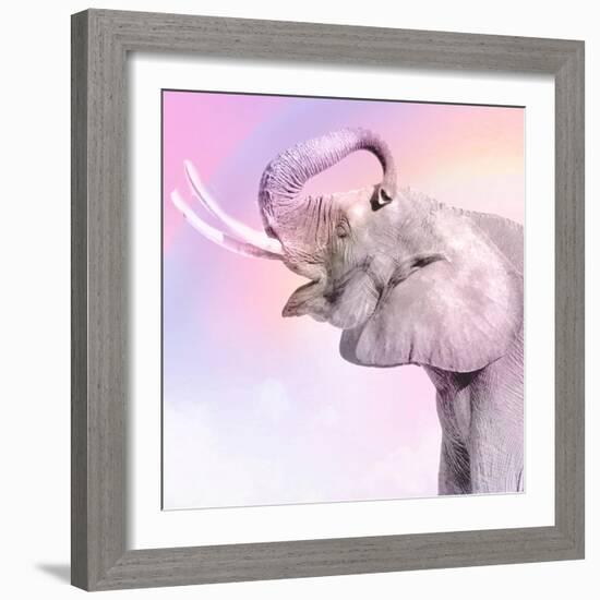 Pink Animals 3-Kimberly Allen-Framed Art Print