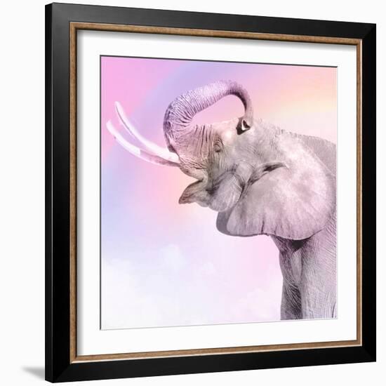 Pink Animals 3-Kimberly Allen-Framed Art Print