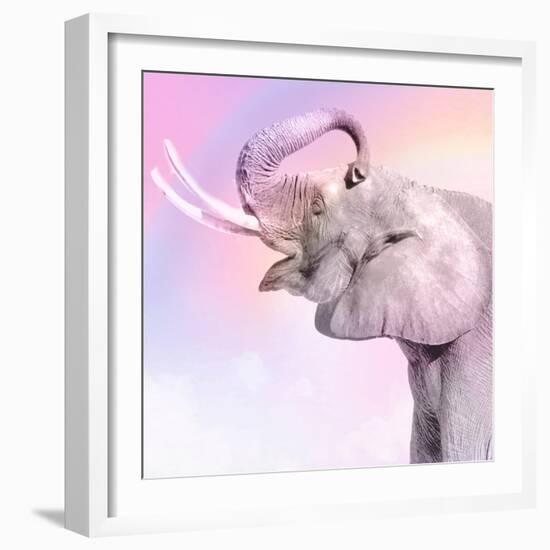 Pink Animals 3-Kimberly Allen-Framed Art Print