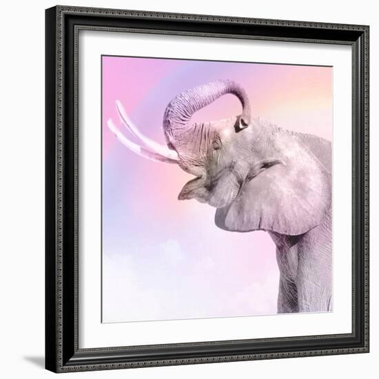 Pink Animals 3-Kimberly Allen-Framed Art Print