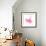 Pink Attitude One-OnRei-Framed Art Print displayed on a wall