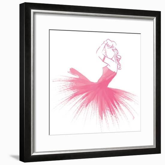 Pink Attitude One-OnRei-Framed Art Print