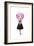 Pink Balloon Girl-Amanda Greenwood-Framed Art Print