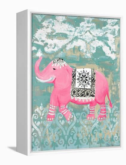 Pink Bazaar I-Hakimipour-ritter-Framed Stretched Canvas