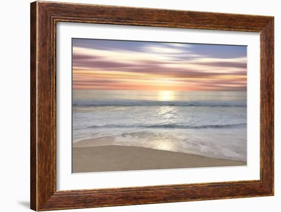 Pink Beach, 2024-Alex Hanson-Framed Art Print