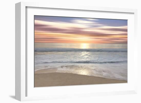 Pink Beach, 2024-Alex Hanson-Framed Art Print