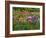 Pink Birdhouse in Flower Garden-Steve Terrill-Framed Photographic Print