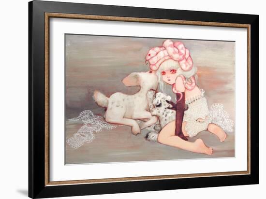 Pink Birthday Cake-Camilla D'Errico-Framed Art Print