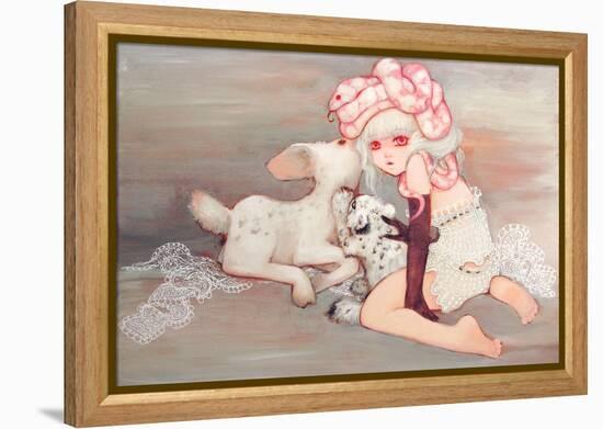 Pink Birthday Cake-Camilla D'Errico-Framed Stretched Canvas