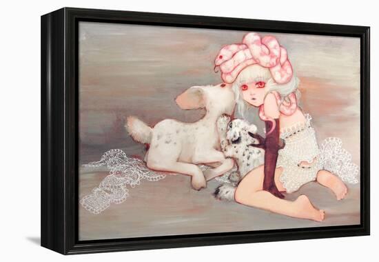 Pink Birthday Cake-Camilla D'Errico-Framed Stretched Canvas