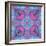 Pink Blueberry Cross Mandala Tiles-Alaya Gadeh-Framed Photographic Print