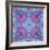 Pink Blueberry Cross Mandala Tiles-Alaya Gadeh-Framed Photographic Print