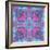 Pink Blueberry Cross Mandala Tiles-Alaya Gadeh-Framed Photographic Print