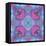 Pink Blueberry Cross Mandala Tiles-Alaya Gadeh-Framed Premier Image Canvas