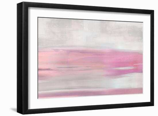 Pink Blush Stroke-Jake Messina-Framed Art Print