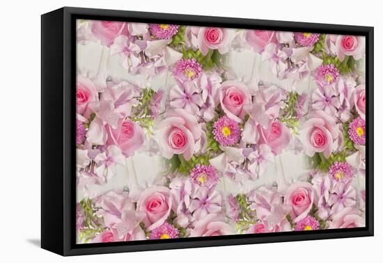 Pink Bouquet-Cora Niele-Framed Premier Image Canvas