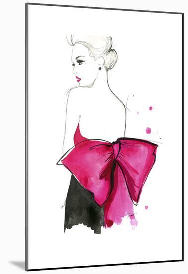 Pink Bow-Jessica Durrant-Mounted Art Print