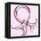 Pink Breast Cancer Ribbon-Megan Aroon Duncanson-Framed Stretched Canvas