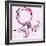 Pink Breast Cancer Ribbon-Megan Aroon Duncanson-Framed Art Print