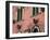 Pink Building Detail, Taormina, Sicily, Italy-Walter Bibikow-Framed Photographic Print