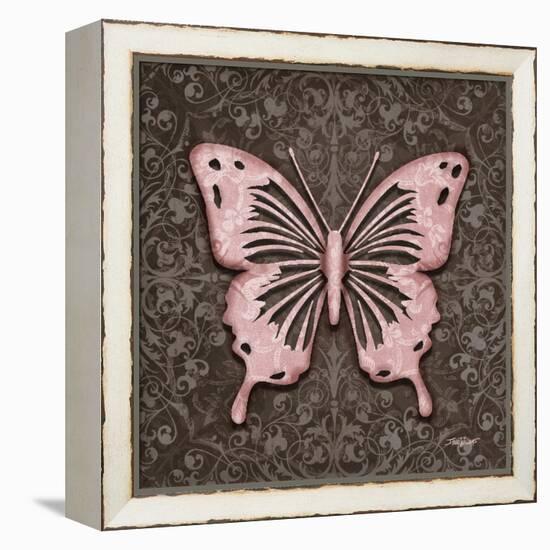 Pink Butterfly III-Todd Williams-Framed Stretched Canvas