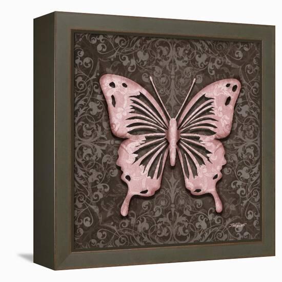 Pink Butterfly III-Todd Williams-Framed Stretched Canvas