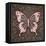 Pink Butterfly III-Todd Williams-Framed Stretched Canvas