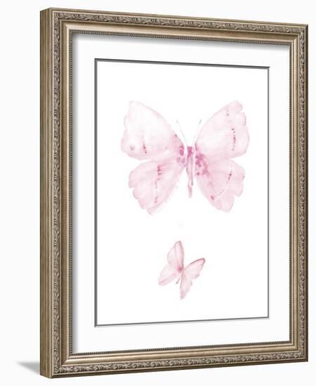 Pink Butterflys II-PI Juvenile-Framed Art Print