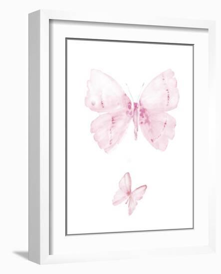 Pink Butterflys II-PI Juvenile-Framed Art Print