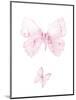 Pink Butterflys II-PI Juvenile-Mounted Art Print