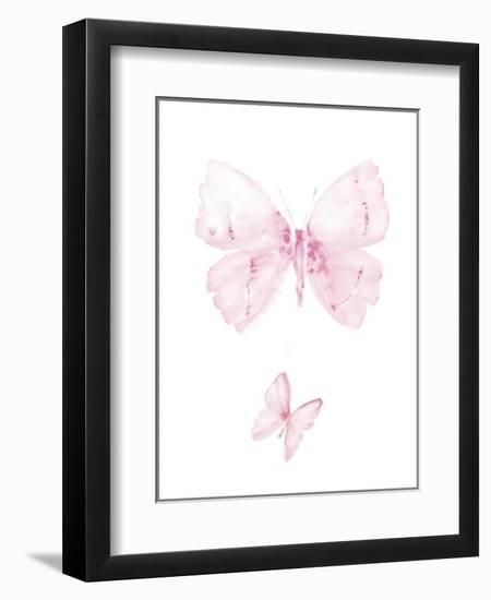 Pink Butterflys II-PI Juvenile-Framed Art Print